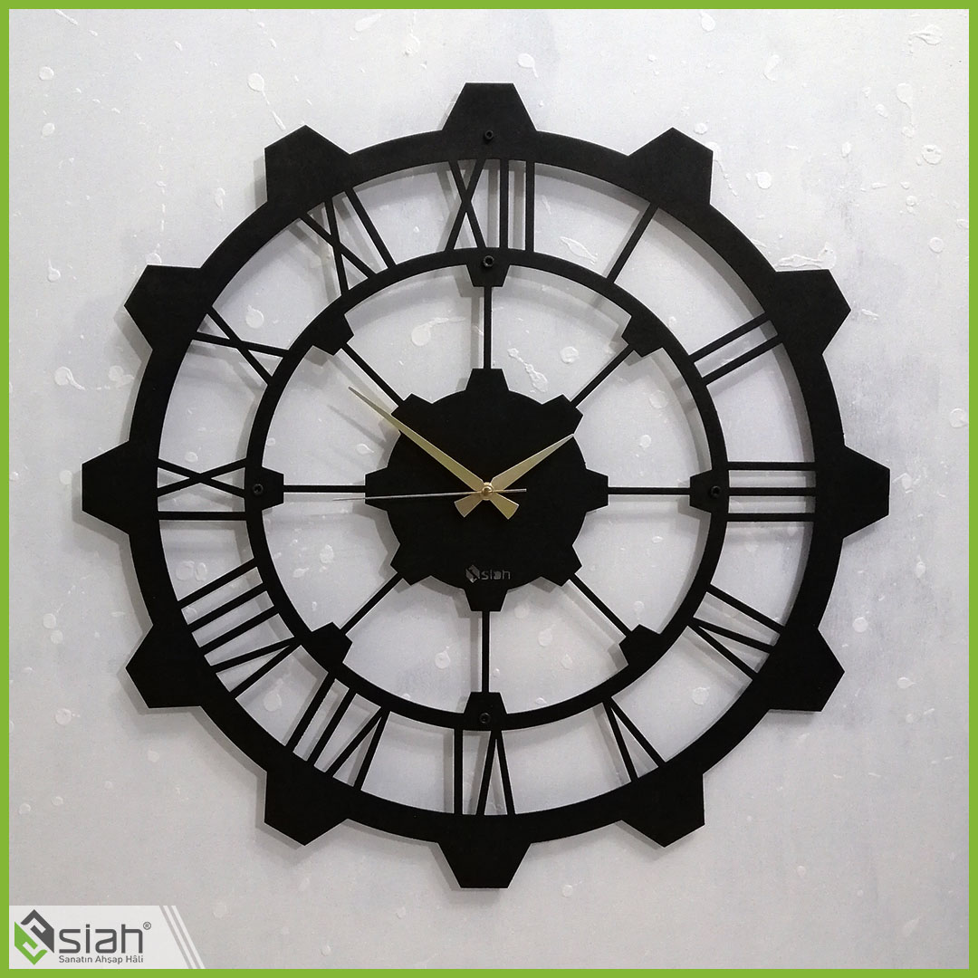 SATUR DUVAR SAATİ METAL DUVAR SAATİ