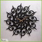 METAL DUVAR SAATİ